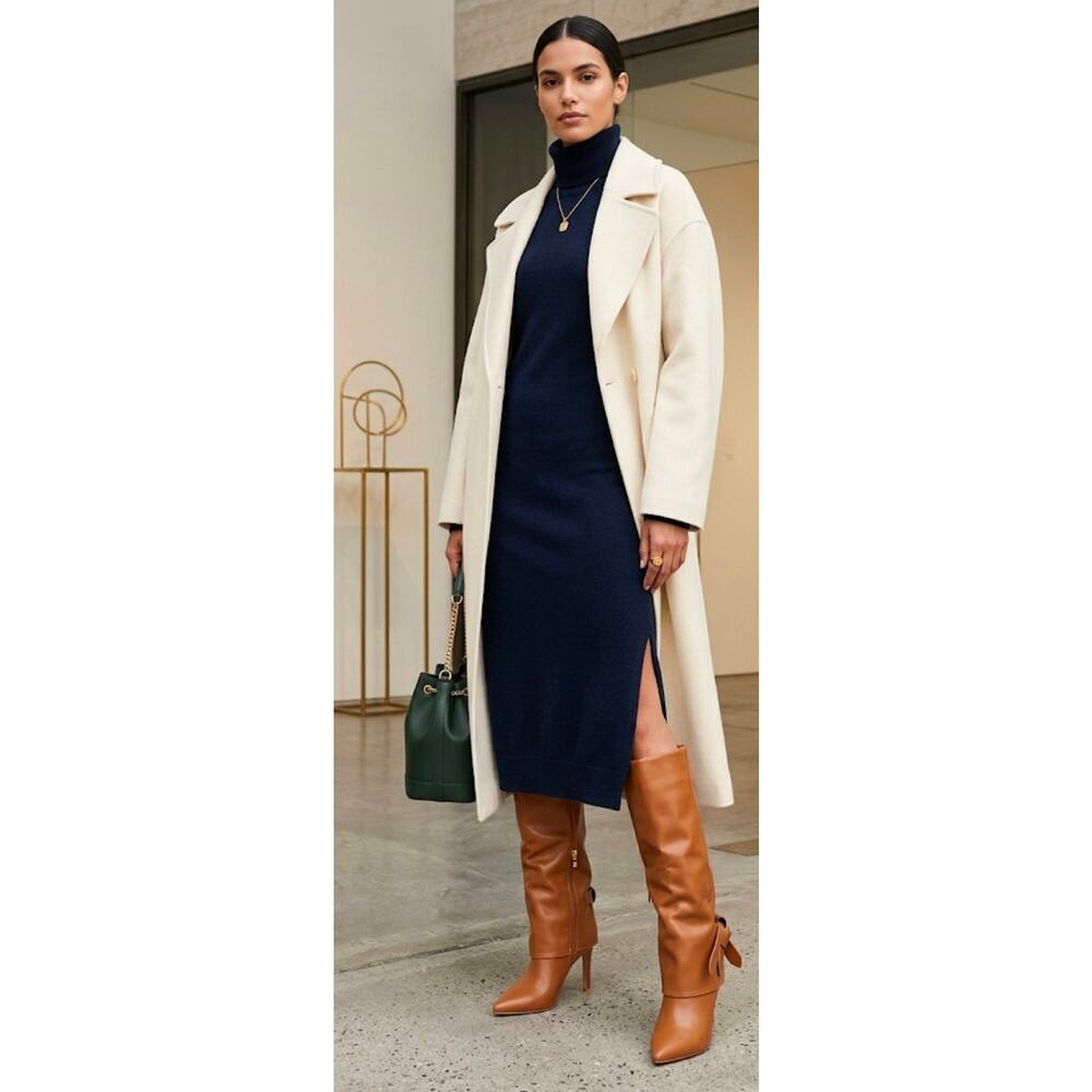 Cc. MSRP $90 NWB COUTGO SLOUCHY KNEE HIGH KITTEN HEEL BOOTS ♡SIZE 7.5♡